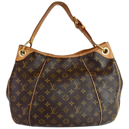 LOUIS VUITTON Galliera PM Monogram Canvas Shoulder Bag Brown