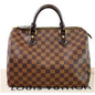 LOUIS VUITTON Speedy 30 Damier Ebene Shoulder Bag Brown