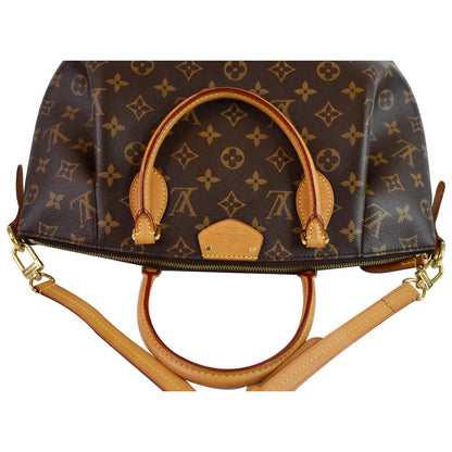 LOUIS VUITTON Turenne MM Monogram Canvas 2 Way Shoulder Bag Brown
