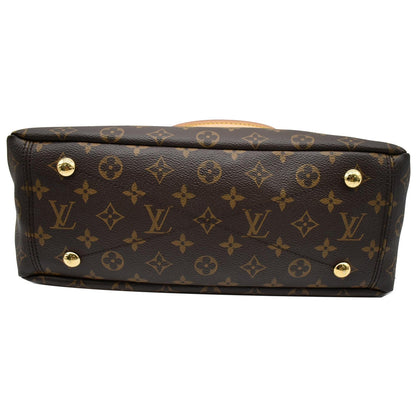 LOUIS VUITTON Pallas Monogram Canvas 2Way Shoulder Bag Red