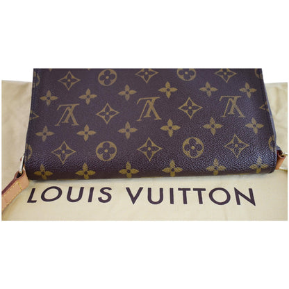 LOUIS VUITTON Musette Tango Monogram Canvas Shoulder Bag Brown