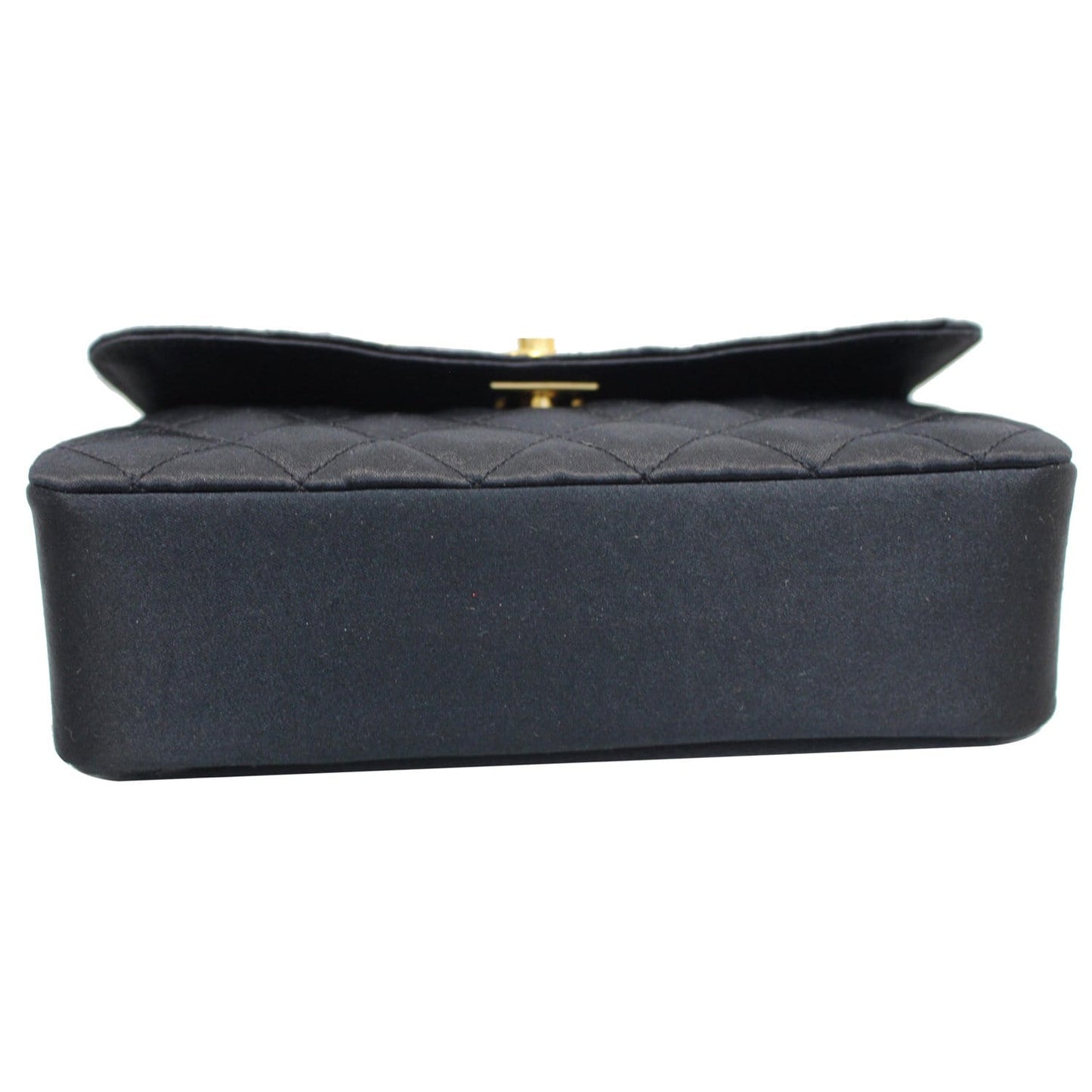 CHANEL Classic Timeless Small Satin Shoulder Bag Black