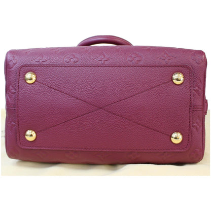LOUIS VUITTON Speedy 25 Bandouliere Empreinte Leather Shoulder Bag Mulberry