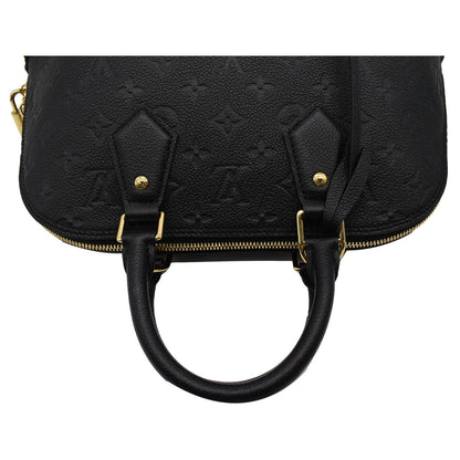 LOUIS VUITTON Neo Alma PM Monogram Empreinte Shoulder Bag Black