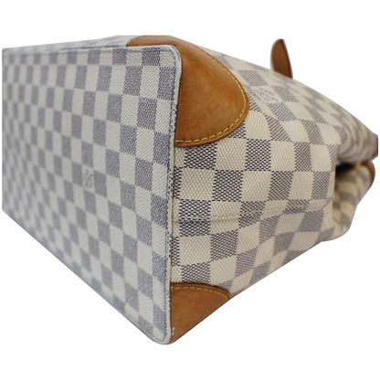 LOUIS VUITTON Hampstead PM Damier Azur Shoulder Bag White
