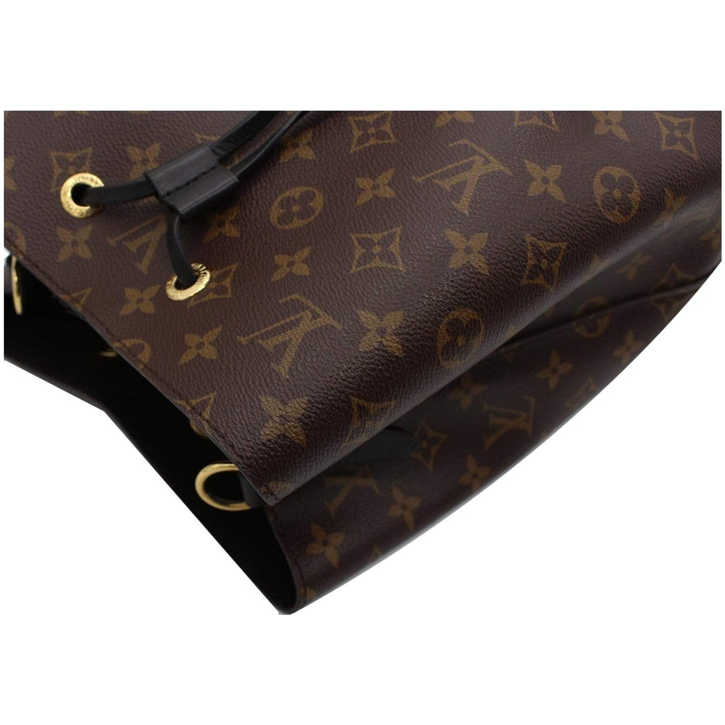 LOUIS VUITTON Neonoe Monogram Canvas Shoulder Bag Brown