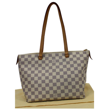LOUIS VUITTON Iena PM Damier Azur Shoulder Bag White