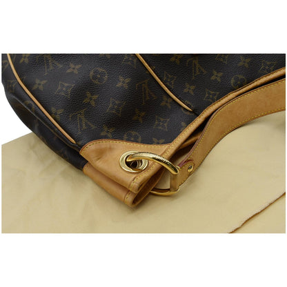 LOUIS VUITTON Galliera GM Monogram Canvas Tote Shoulder Bag Brown