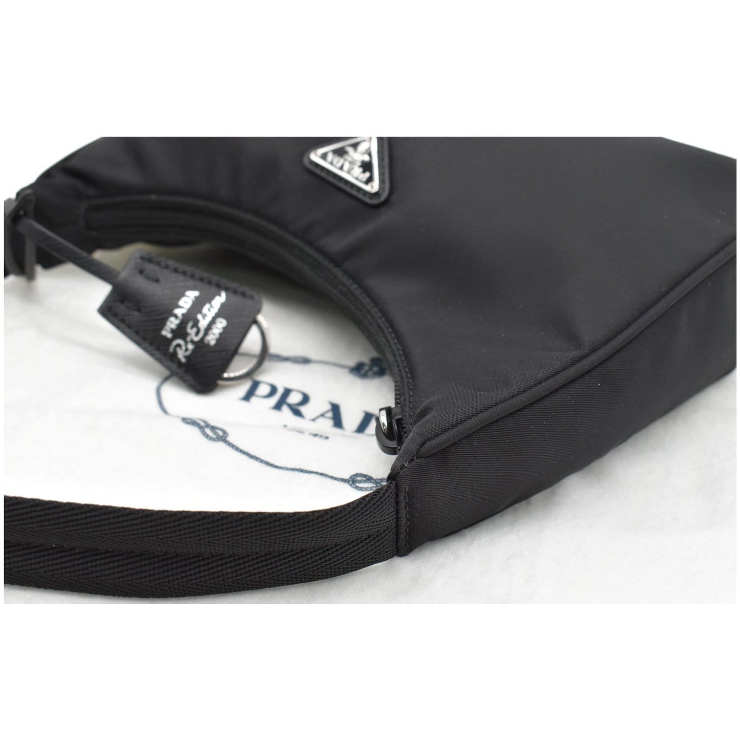 PRADA Re-Edition 2000 Mini Nylon Shoulder Bag Black