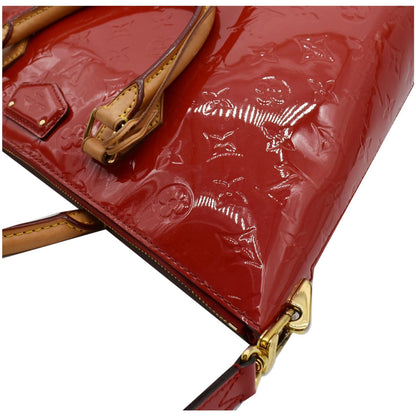 LOUIS VUITTON Montebello MM Monogram Vernis Shoulder Bag Cerise