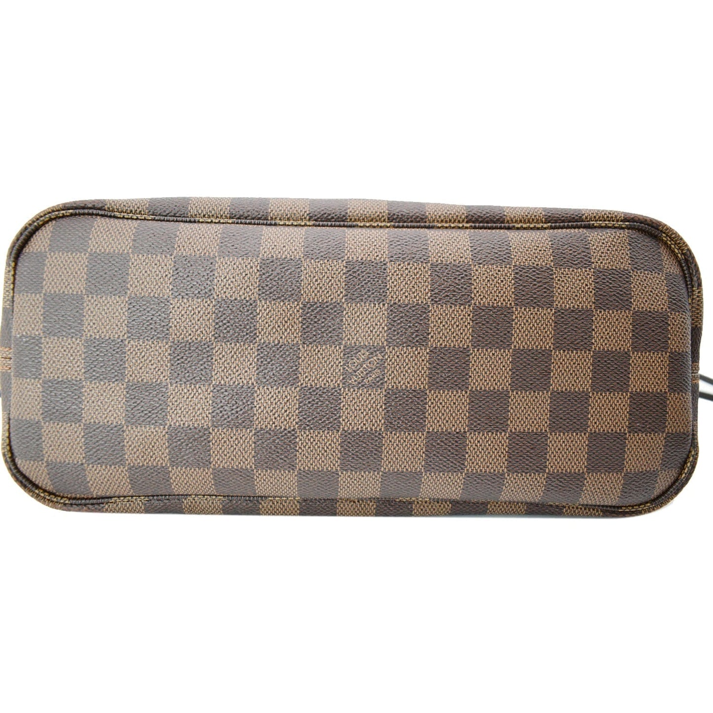 LOUIS VUITTON Neverfull PM Damier Ebene Shoulder Bag Brown