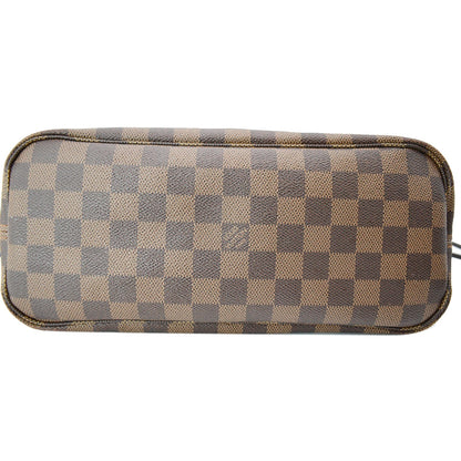 LOUIS VUITTON Neverfull PM Damier Ebene Shoulder Bag Brown