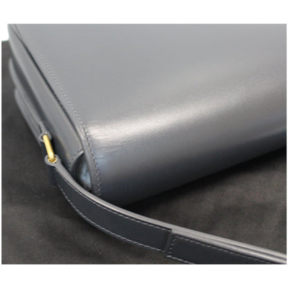 YVES SAINT LAURENT Betty Smooth Leather Shoulder Bag Grey - Last Call