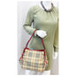 BURBERRY Haymarket Check PVC Tote Shoulder Bag