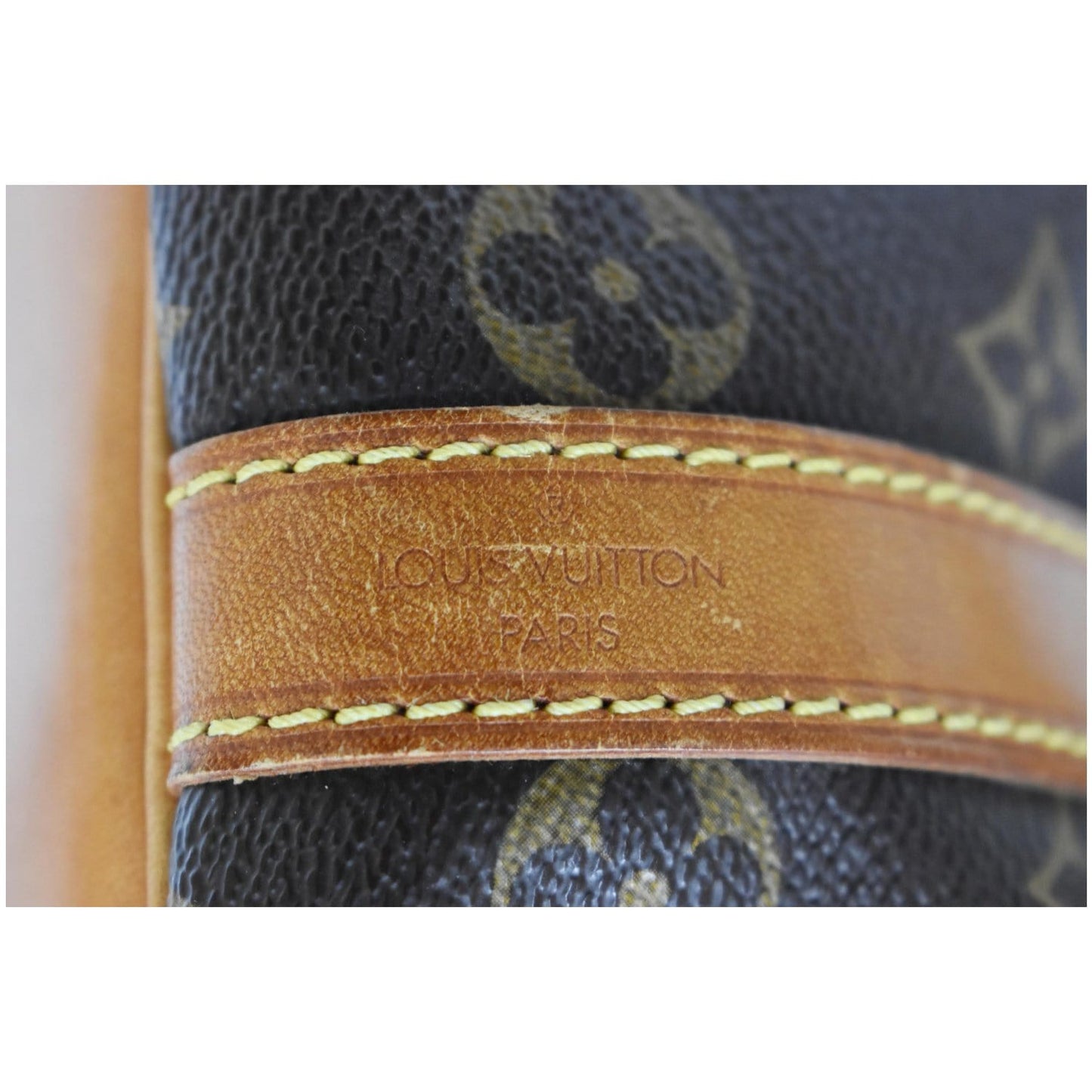 LOUIS VUITTON Noe BB Monogram Canvas Shoulder Bag Brown