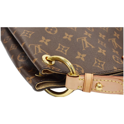 LOUIS VUITTON Graceful PM Monogram Canvas Shoulder Bag Brown