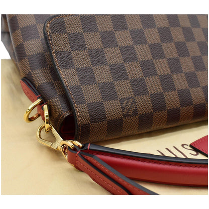 LOUIS VUITTON Beaubourg MM Damier Ebene Shoulder Bag Brown