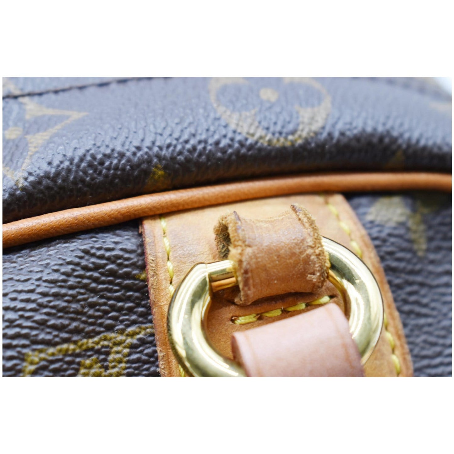 LOUIS VUITTON Montorgueil PM Monogram Canvas Shoulder Bag Brown