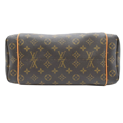 LOUIS VUITTON Totally MM Monogram Canvas Shoulder Bag Brown