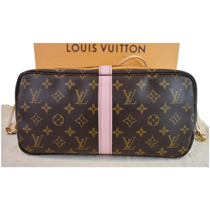 LOUIS VUITTON Neverfull MM Summer Trunk Monogram Canvas Shoulder Bag Brown