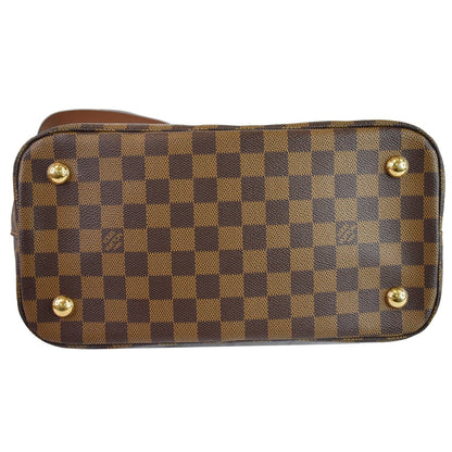 LOUIS VUITTON Belmont Damier Ebene Shoulder Bag Brown