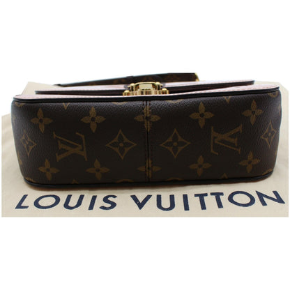 LOUIS VUITTON Cherrywood BB Patent Leather Shoulder Bag Rose Ballerine