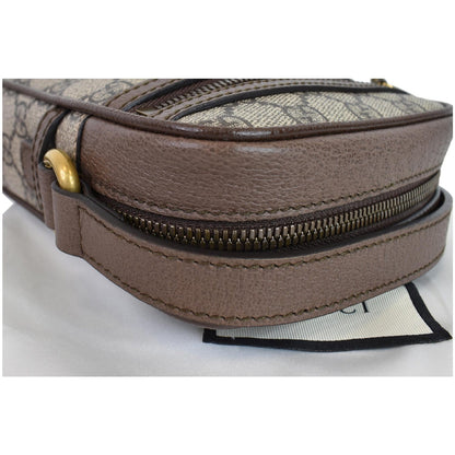 GUCCI Ophidia GG Supreme Canvas Shoulder Bag Beige 598127
