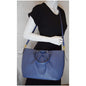 LOUIS VUITTON Mazarine MM Monogram Empreinte Shoulder Bag Blue