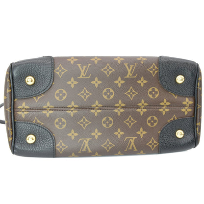 LOUIS VUITTON Retiro NM Monogram Canvas Shoulder Bag Noir