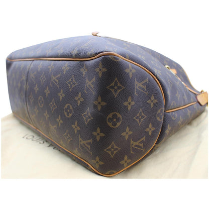 LOUIS VUITTON Delightful GM Monogram Canvas Shoulder Bag Brown