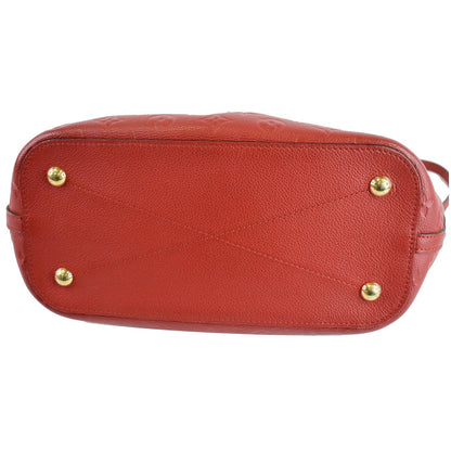 LOUIS VUITTON Mazarine MM Monogram Empreinte Shoulder Bag Red