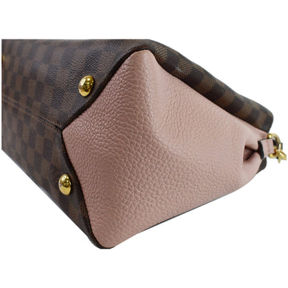LOUIS VUITTON Brittany Damier Ebene Shoulder Bag Brown