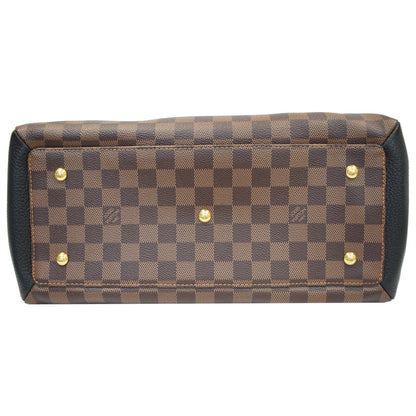 LOUIS VUITTON Normandy Damier Ebene Shoulder Bag Brown