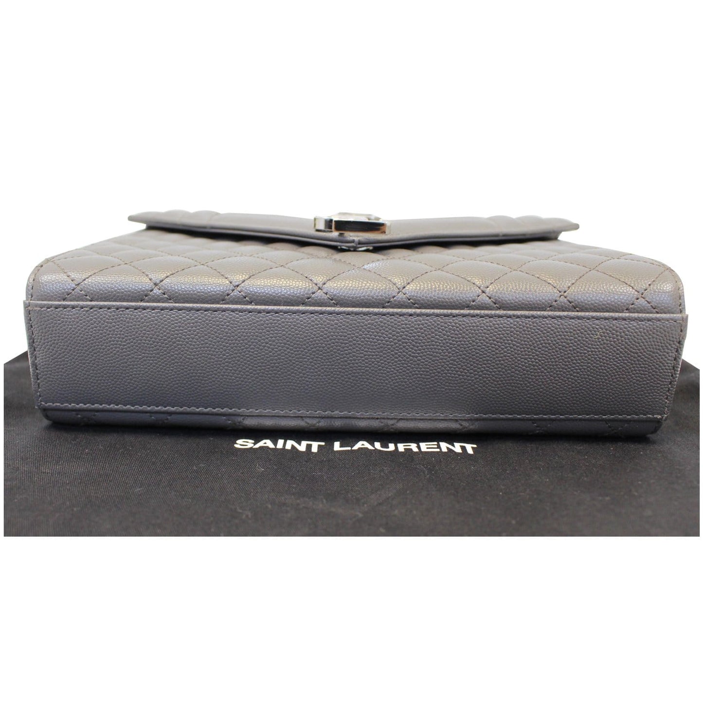YVES Saint Laurent Envelope Medium Chain Shoulder Bag Grey