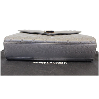 YVES Saint Laurent Envelope Medium Chain Shoulder Bag Grey