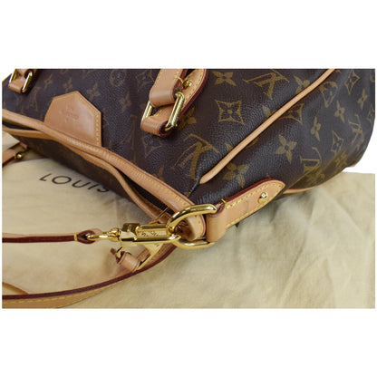 LOUIS VUITTON Estrela MM Monogram Canvas Shoulder Bag Brown
