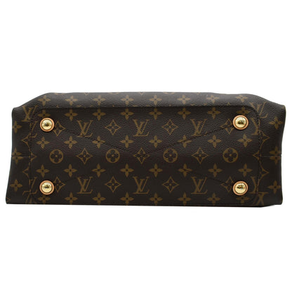 LOUIS VUITTON Olympe Monogram Canvas Satchel Shoulder Bag Brown