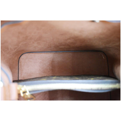 LOUIS VUITTON NeoNoe Monogram Canvas Shoulder Bag Caramel