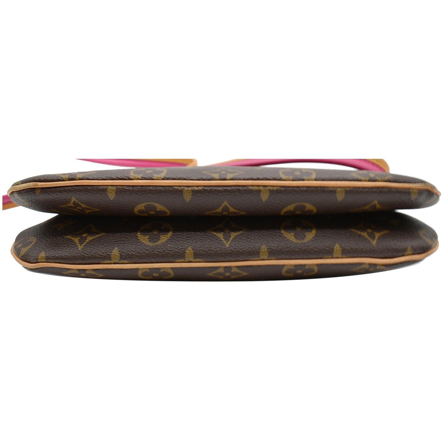 LOUIS VUITTON Lorette Monogram Canvas Shoulder Bag Brown