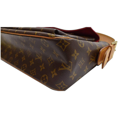 LOUIS VUITTON Viva Cite MM Monogram Canvas Shoulder Bag Brown