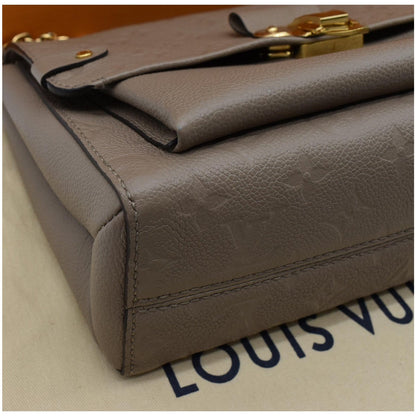 LOUIS VUITTON Vavin MM Monogram Empreinte Shoulder Bag Taupe