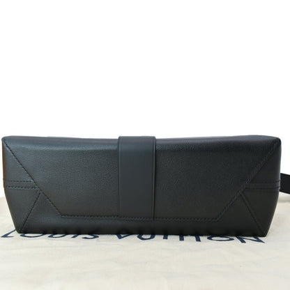 LOUIS VUITTON Very One Handle Calfskin Monogram Shoulder Bag Black