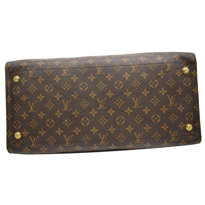 LOUIS VUITTON City Steamer XXL Leather Shoulder Bag Brown