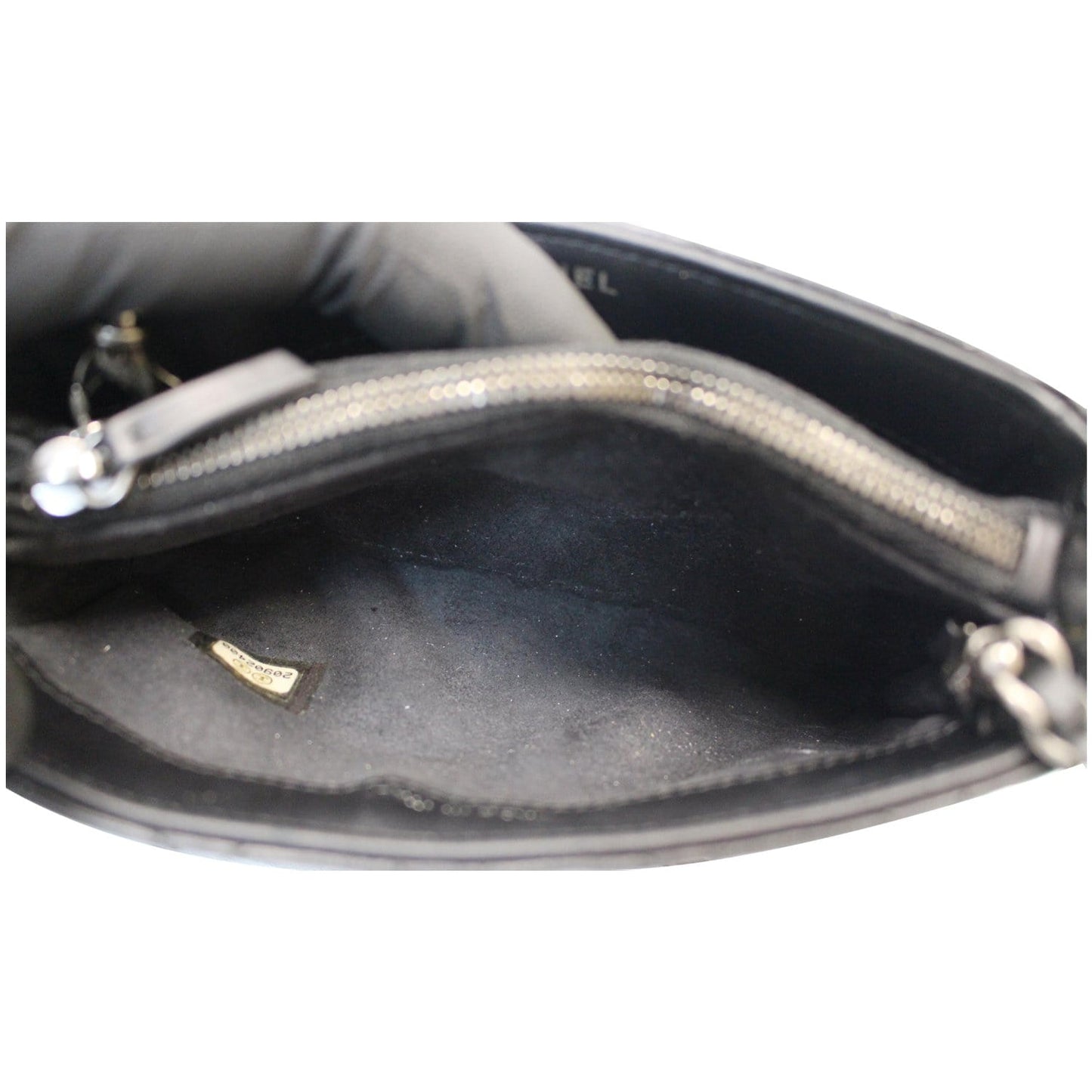 CHANEL Reissue Lucky Charm Quilted Leather Chain Crossbody Clutch Bag Black