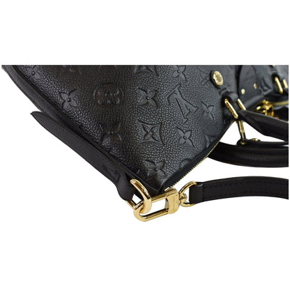 LOUIS VUITTON Mazarine MM Monogram Empreinte Shoulder Bag Black