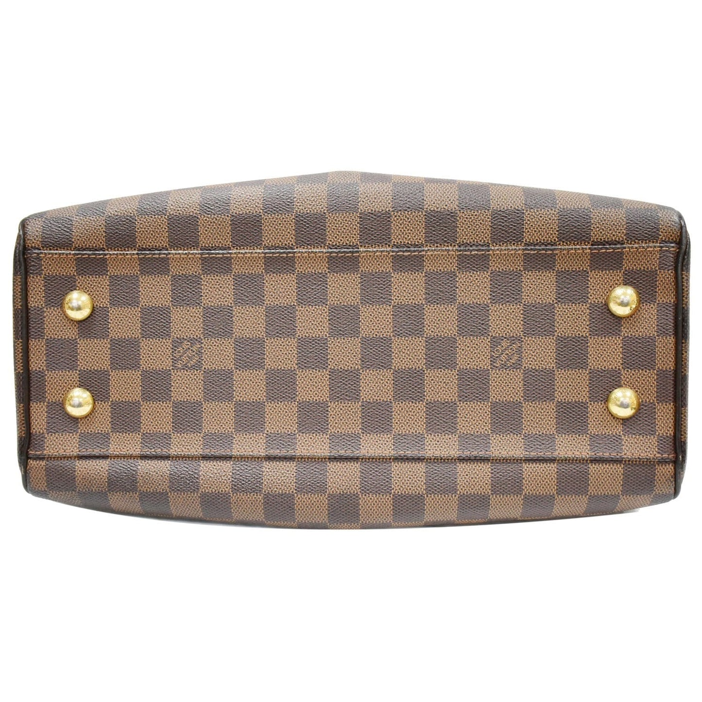 LOUIS VUITTON Trevi PM Damier Ebene Shoulder Bag Brown