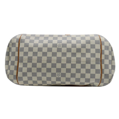 LOUIS VUITTON Totally GM Damier Azur Shoulder Bag White