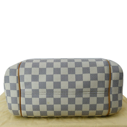 LOUIS VUITTON Totally PM Damier Azur Shoulder Bag White