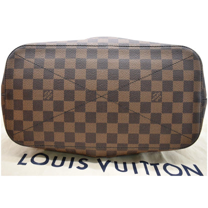 LOUIS VUITTON Siena MM Damier Ebene Shoulder Bag Brown