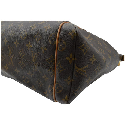 LOUIS VUITTON Totally MM Monogram Canvas Shoulder Bag Brown